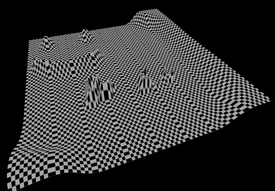 displaced mesh example
